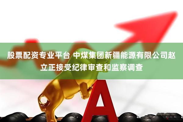 股票配资专业平台 中煤集团新疆能源有限公司赵立正接受纪律审查和监察调查